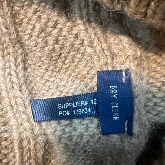 Polo Golf Ralph Lauren sleeveless sweater vest tan size large 100% Alpaca - Picture 8 of 8